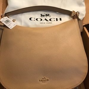 Coach Pbbl Chelsea 32 Hobo leather bag